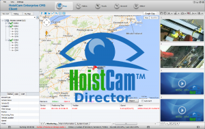 Screenshot of HoistCam Director Client Software for Windows