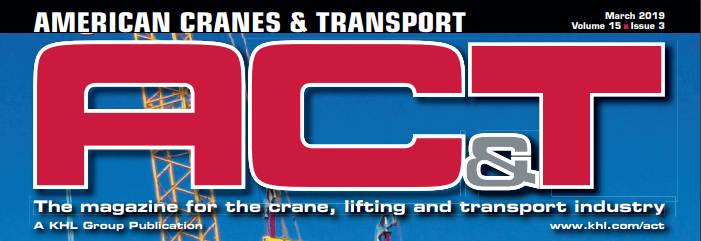 American Cranes & Transport magazine, March 2019