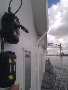 TugCam Deployed on YRBM (Barracks on a Barge)